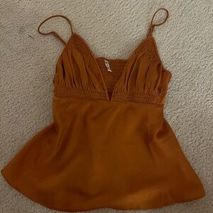 Burnt Yellow Summer Top Free People